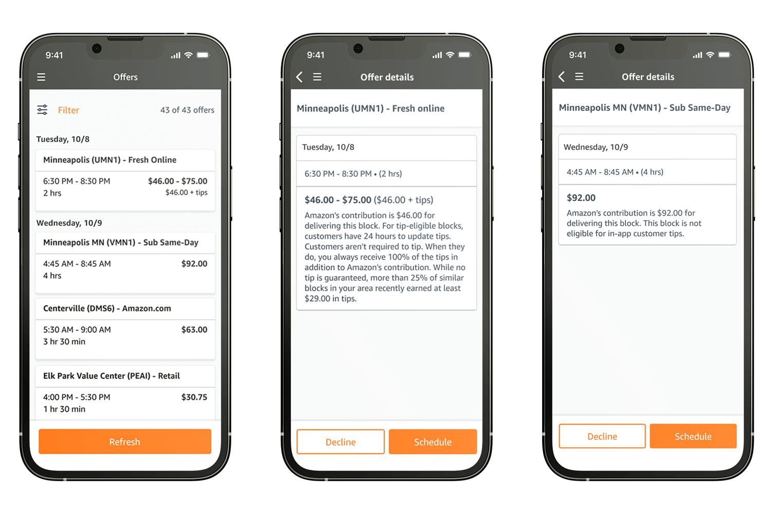Offer details example image